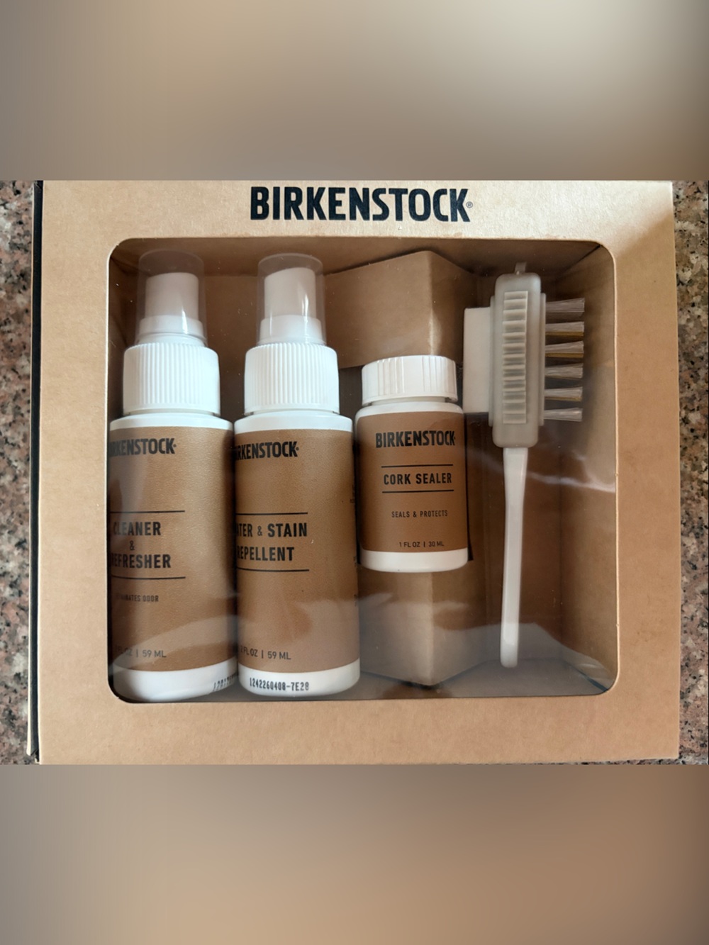 Birkenstock Shoe Care Kit - Brown and White
